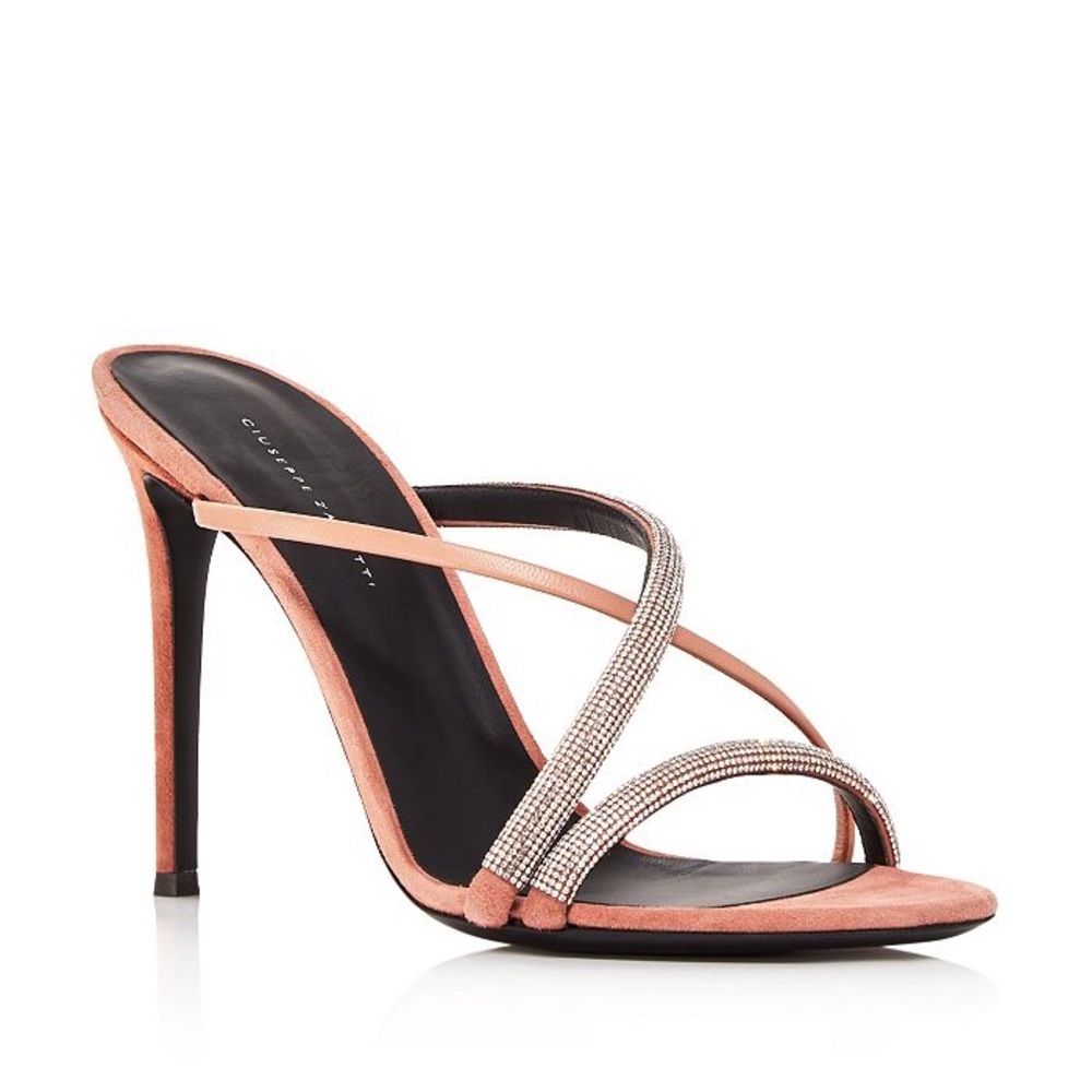 NEW Giuseppe Zanotti Croisette Crystal Sandals 37